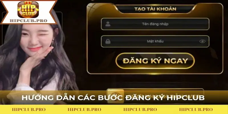 Các bước tạo tài khoản tại cổng game HIPCLUB