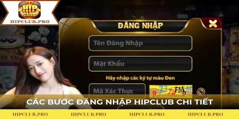 Các bước truy cập vào tài khoản HIPCLUB nhanh chóng