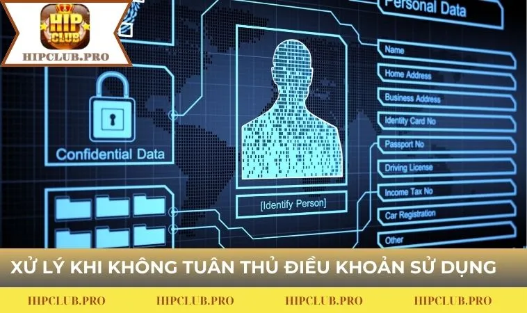 Xử lý khi không tuân thủ điều khoản sử dụng HIPCLUB